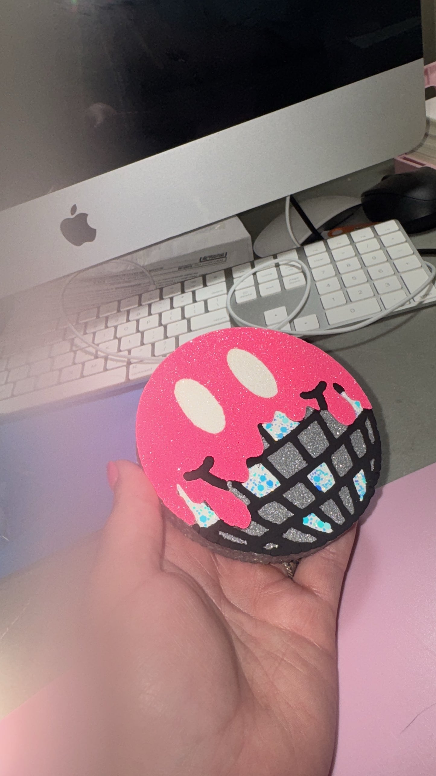 Disco Smiley Car Freshie