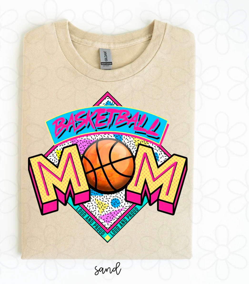 Basketball Mom DTF Transfer