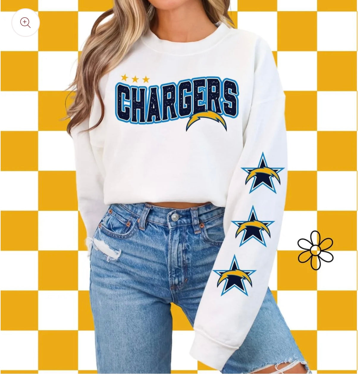 ‘Chargers’ Star Sleeves ⭐️ DTF Transfer