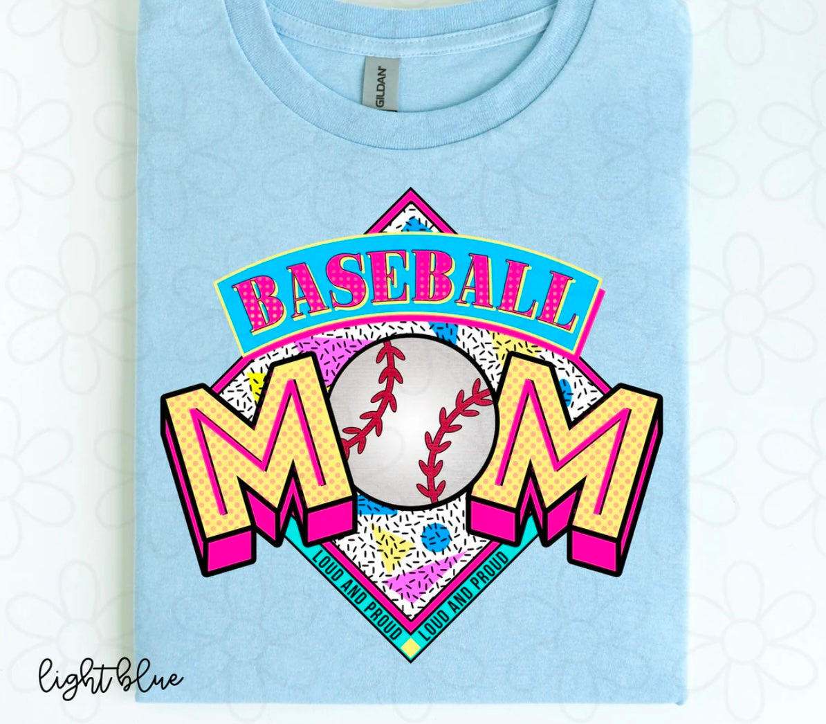 Baseball Mom DTF Transfer