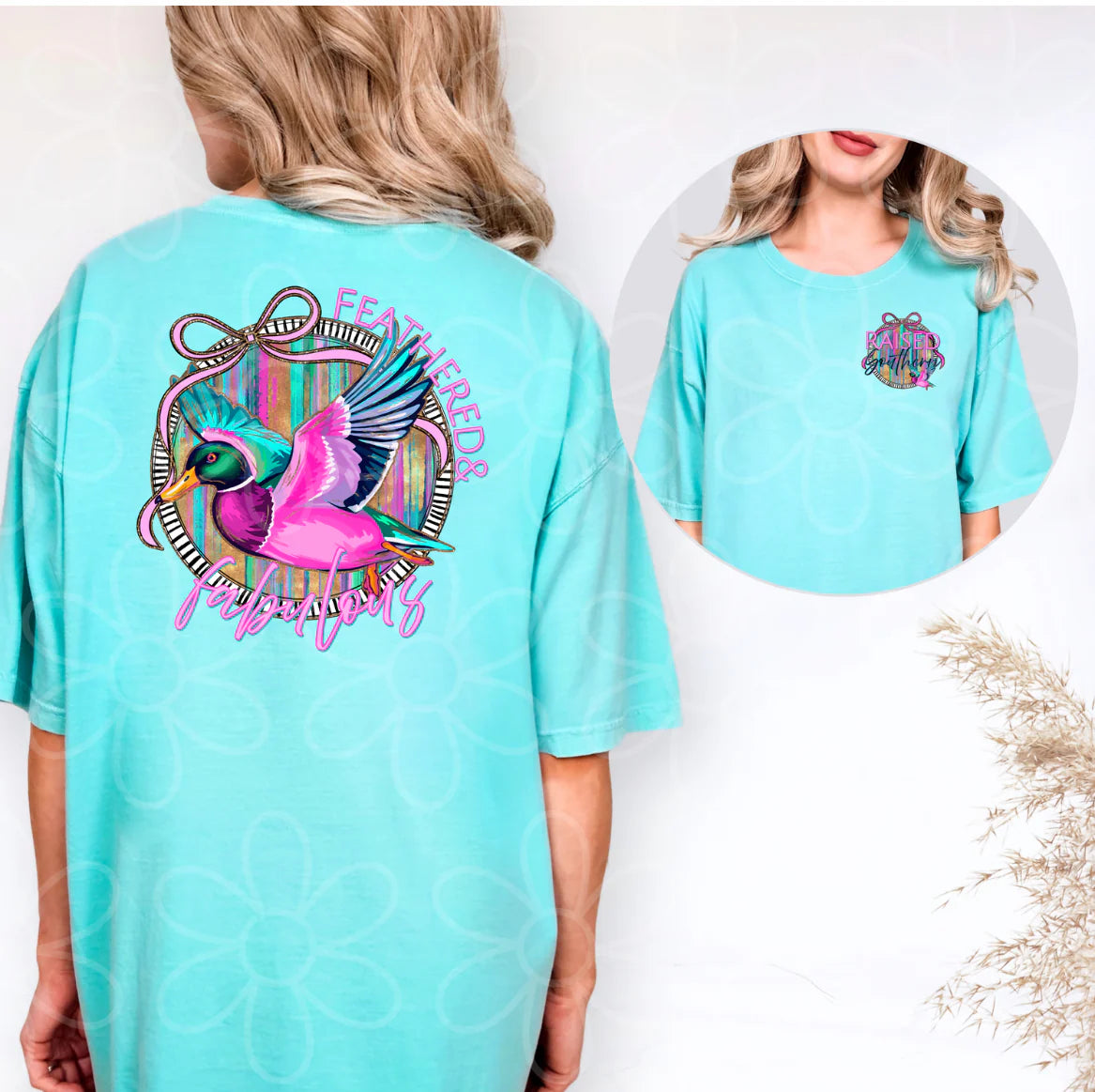 Feathered And Fabulous DTF Transfer