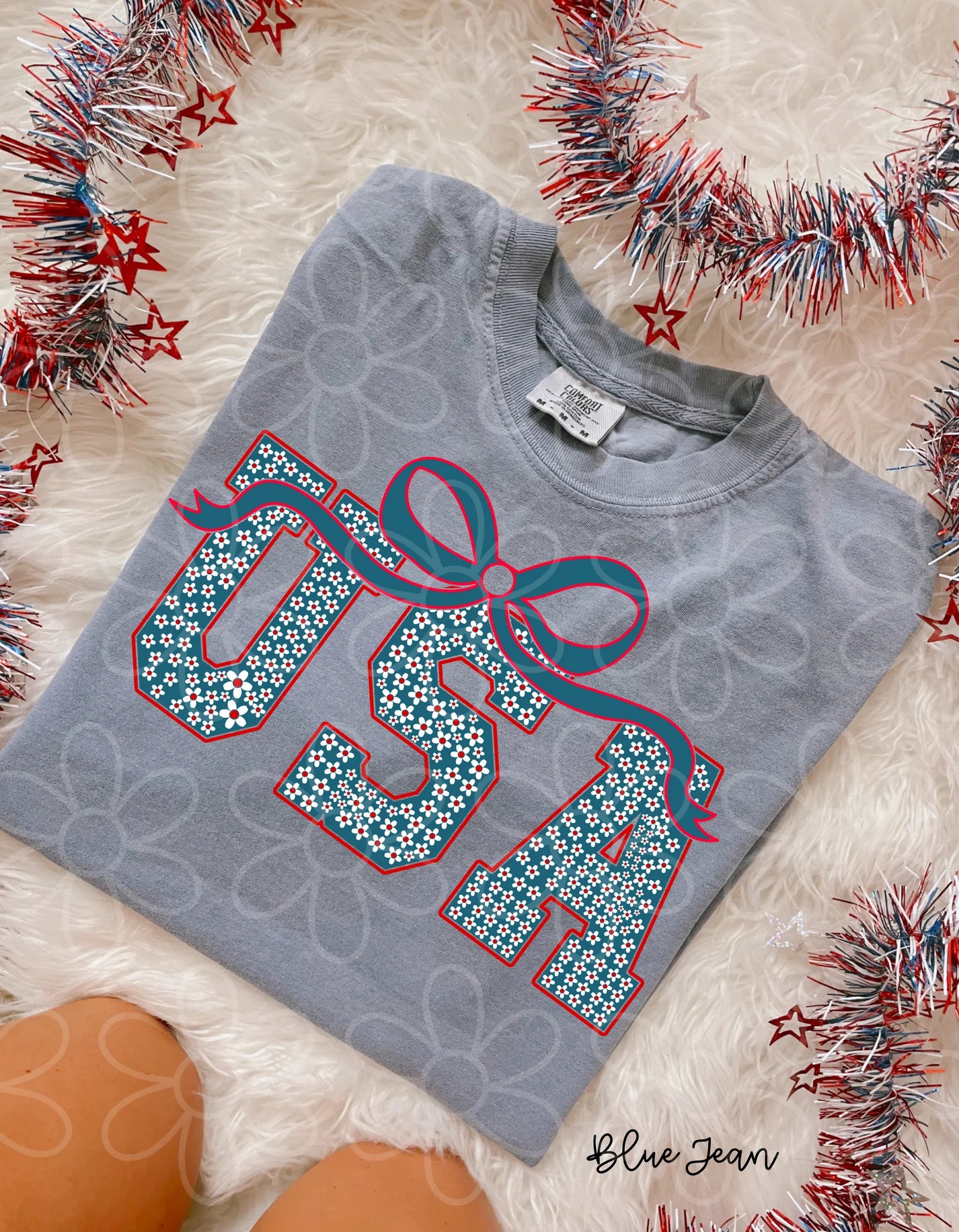 Flower Coquette USA DTF Transfer