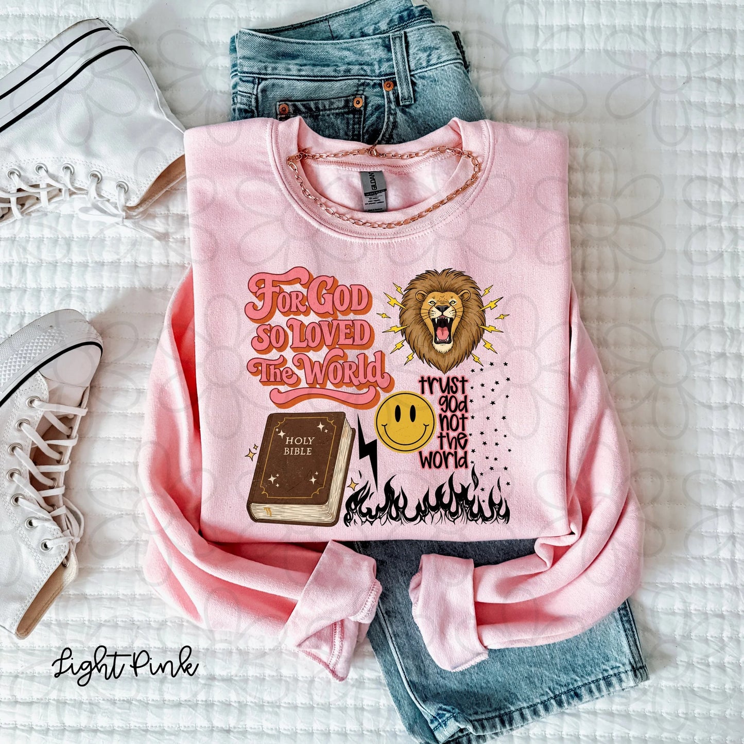 For God So Loved The World DTF Transfer