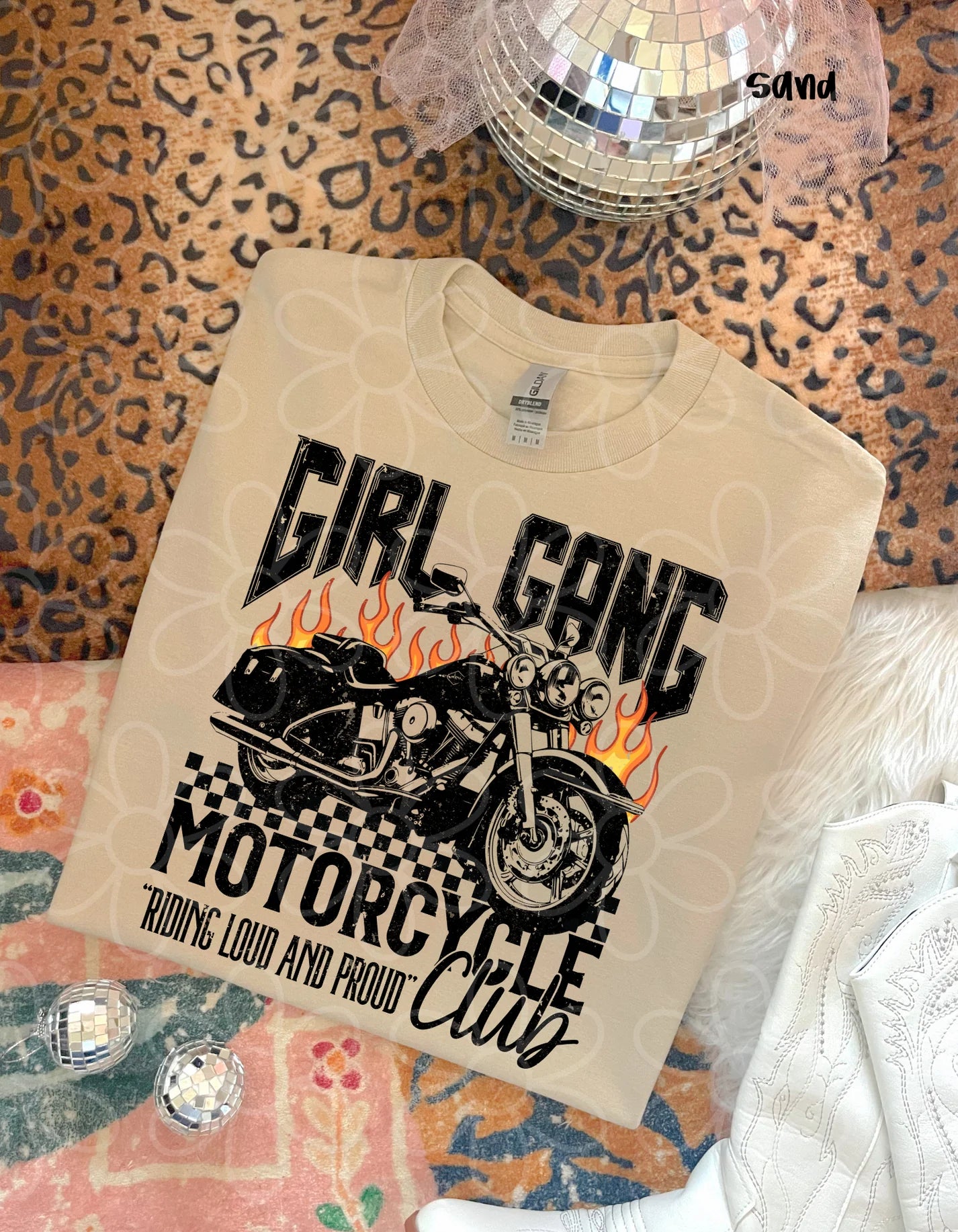 Girl Gang Motorcycle Club DTF Transfer