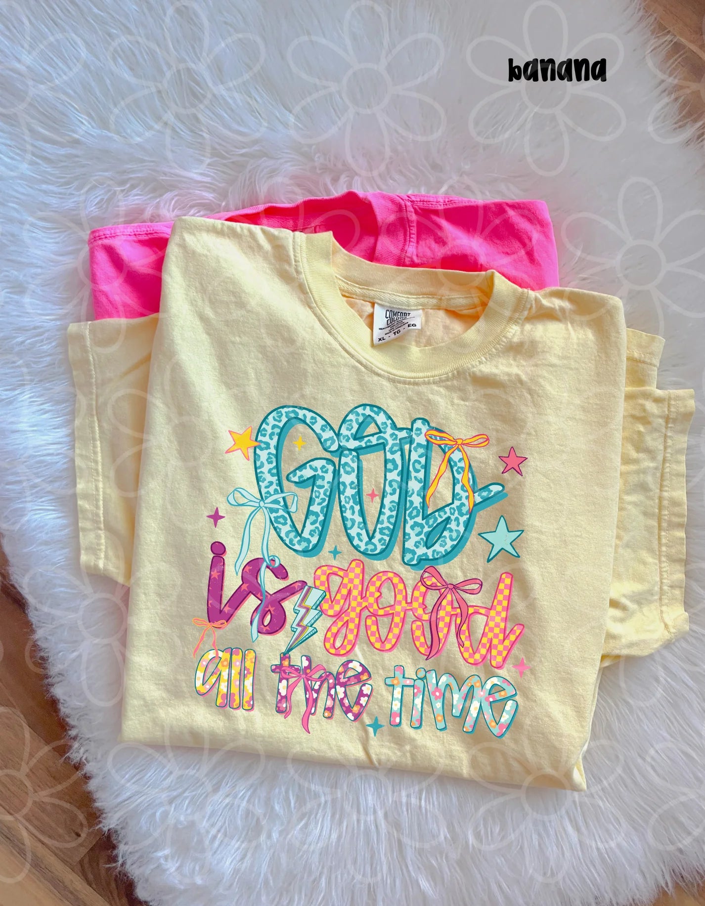 God Is Good All The Time Stars DTF Transfer