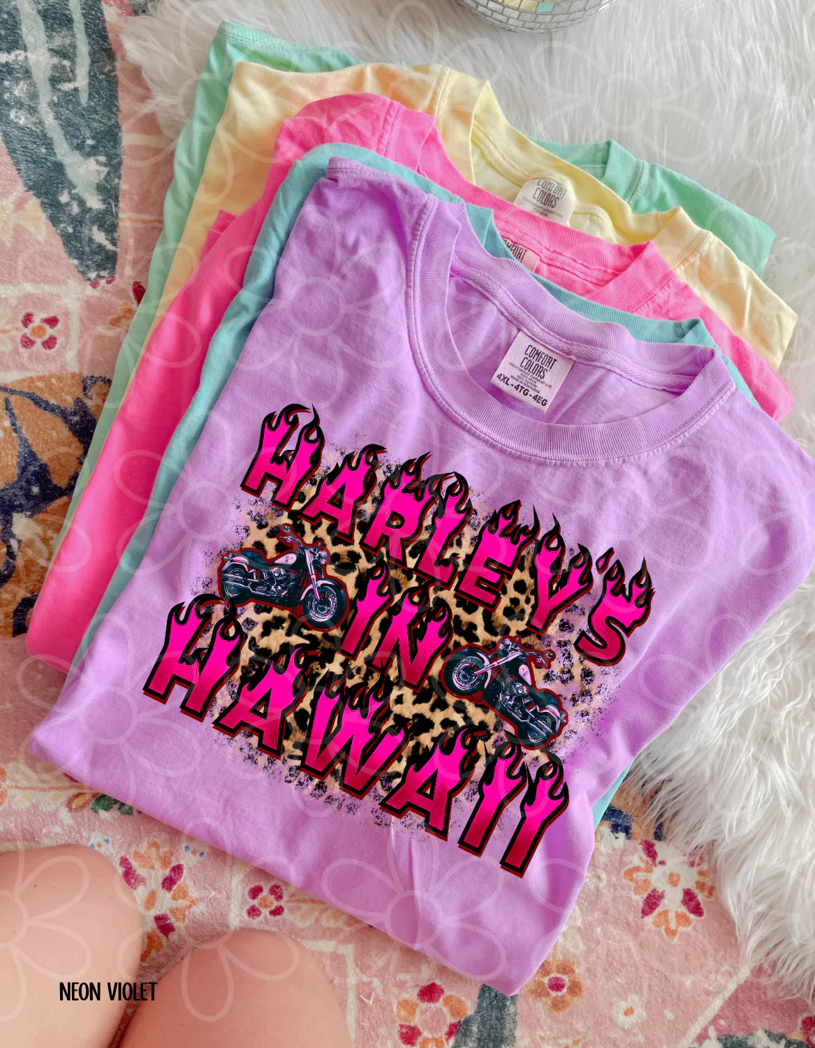 Harleys In Hawaii DTF Transfer