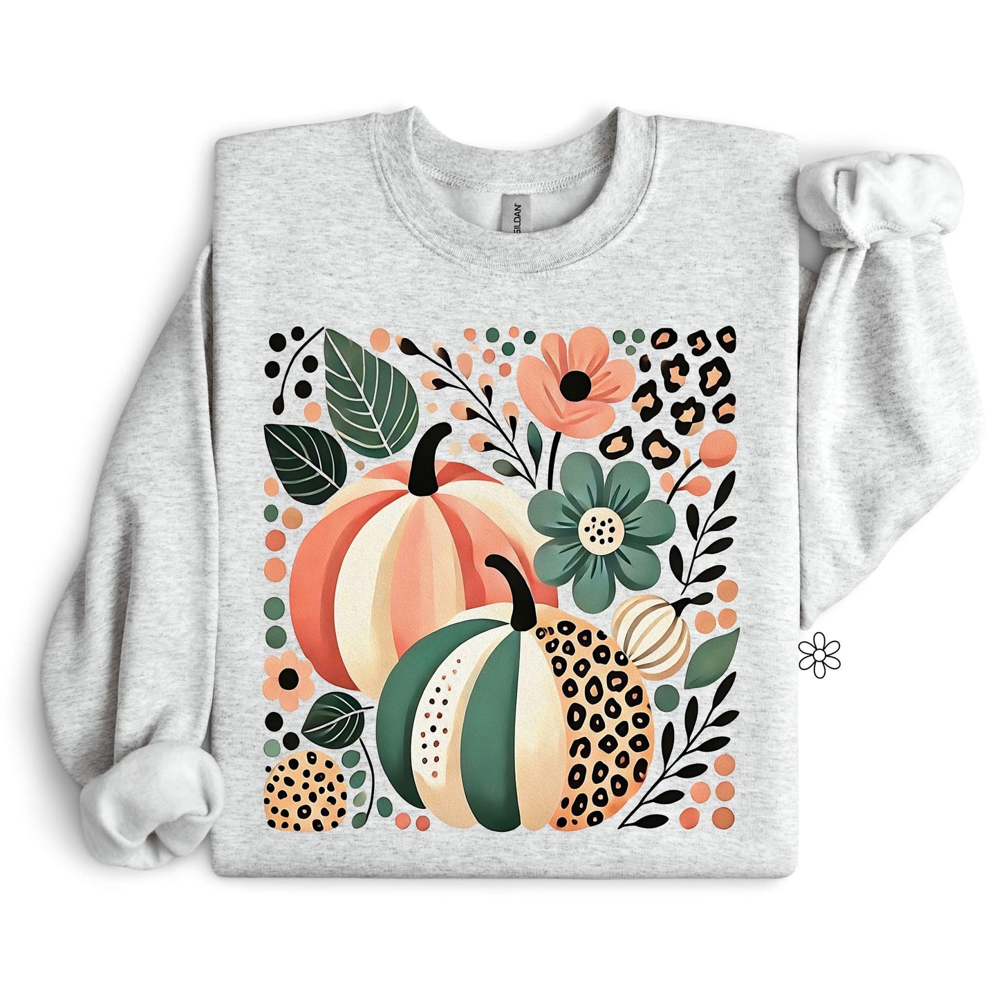 Leopard Boho Pumpkins DTF Transfer Only