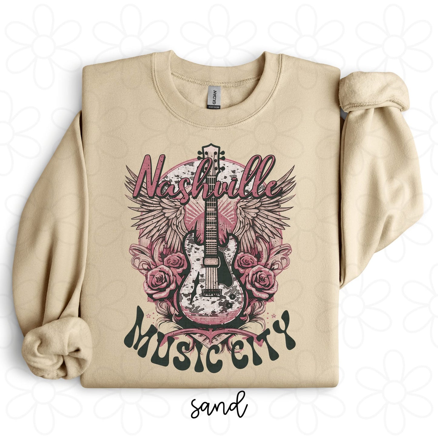 Nashville Music City DTF Transfer