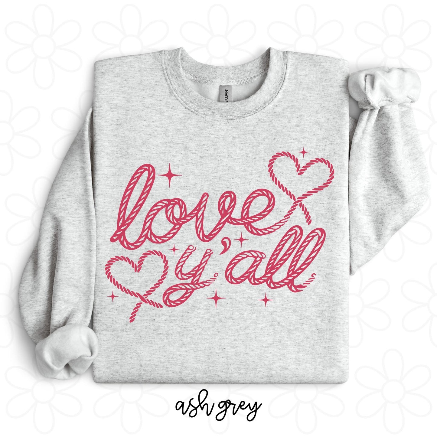 Love Y'all Rope DTF Transfer Only