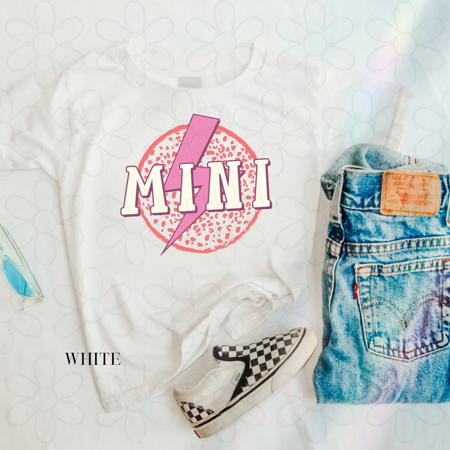 Retro Mini Pink Leopard DTF Transfer