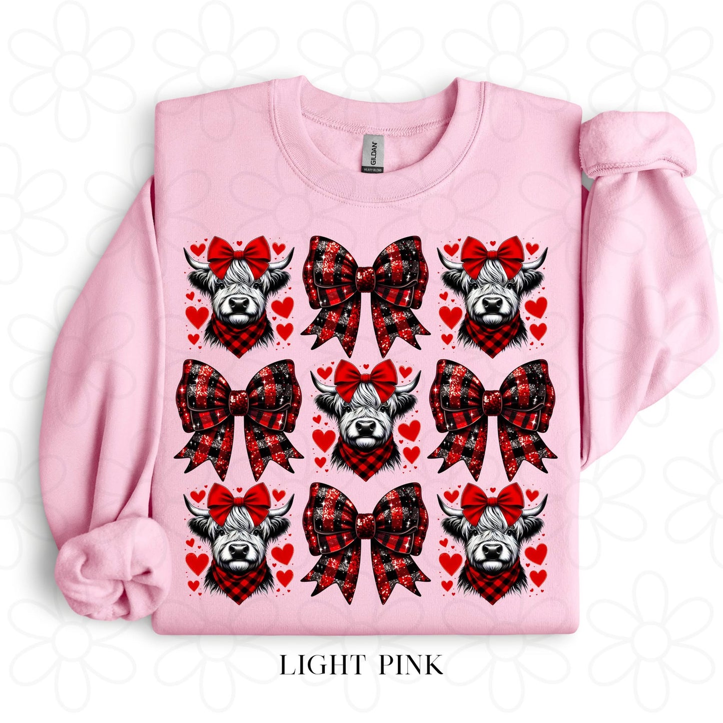 Valentine Cow Coquette DTF Transfer