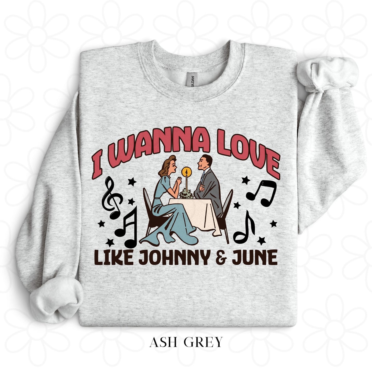 I Wanna Love Like Johnny & June DTF Transfer