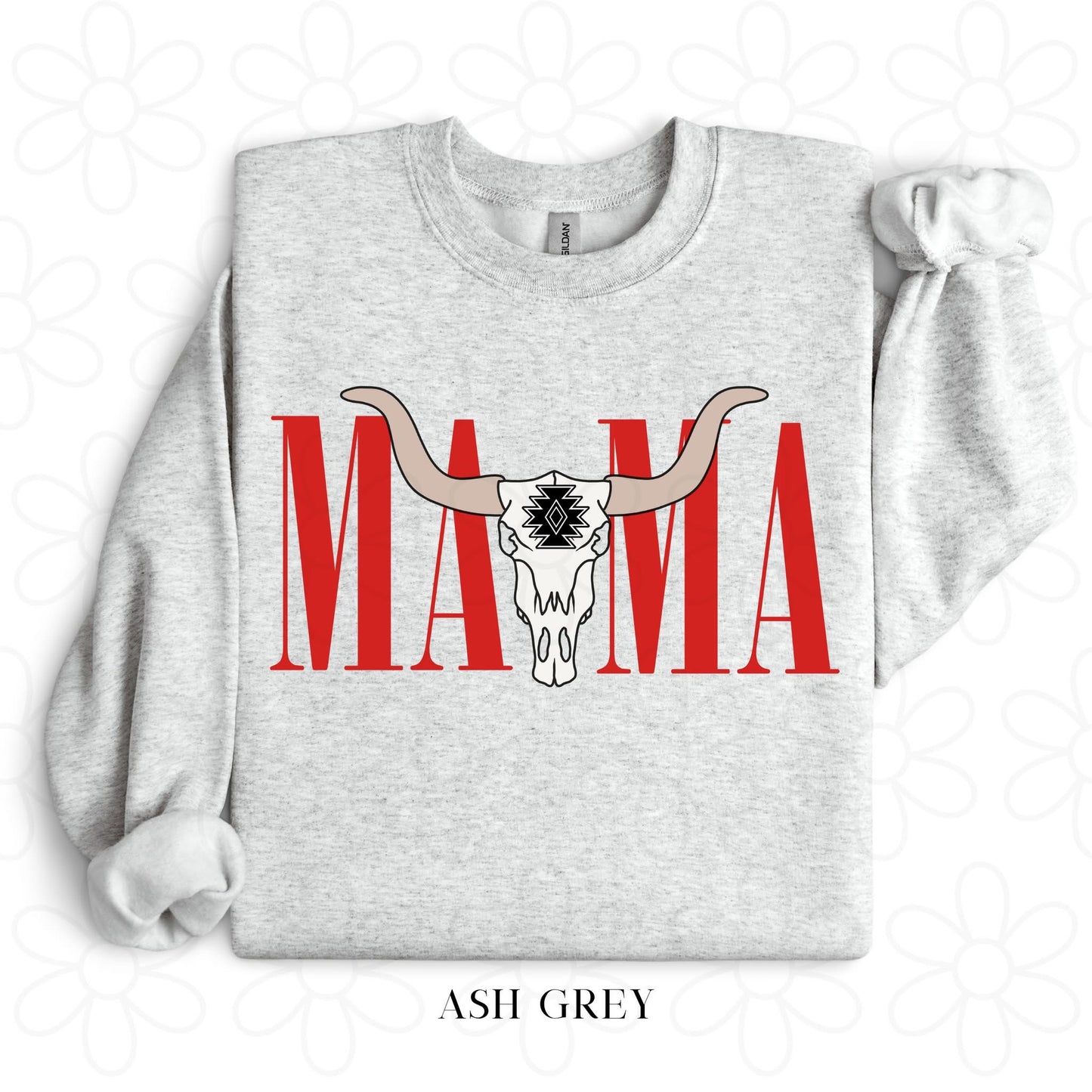 Western Red MaMa DTF Transfer