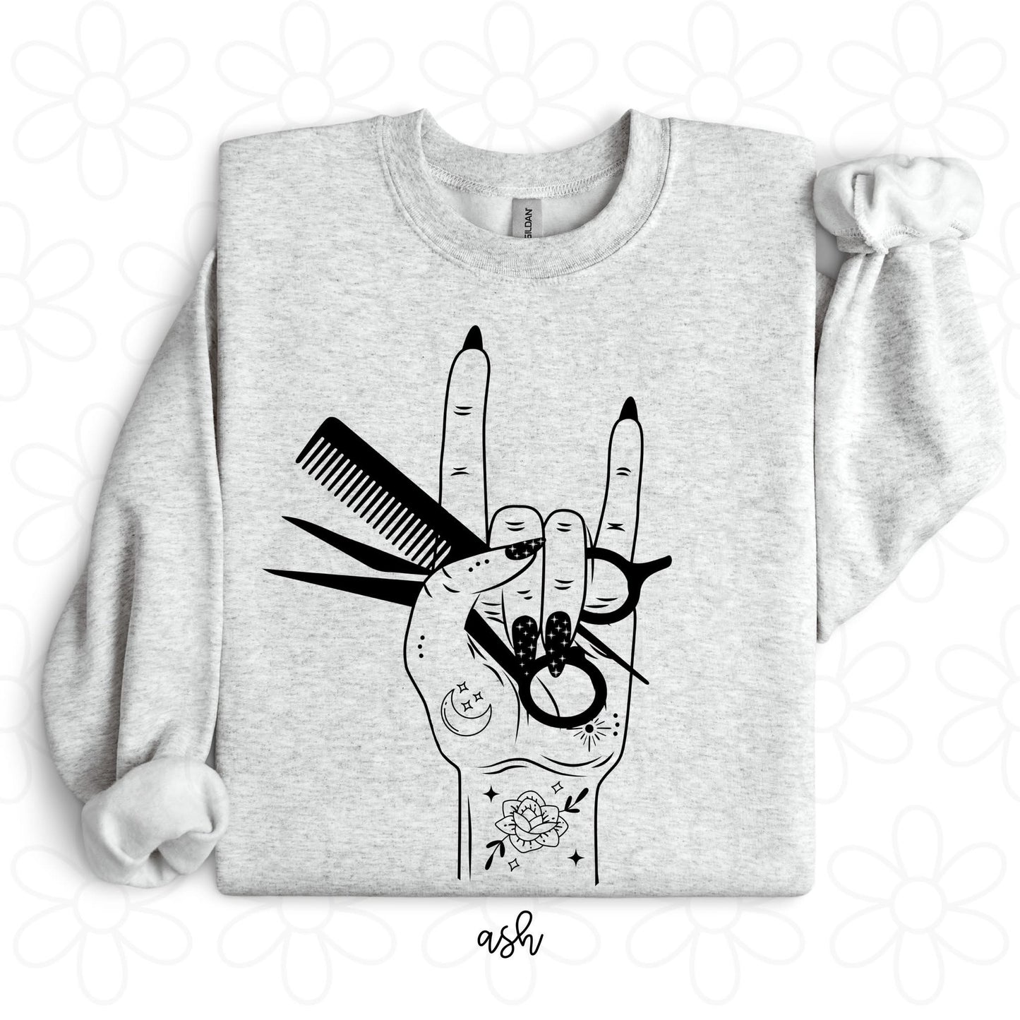 Hairstylist Hand DTF Transfer