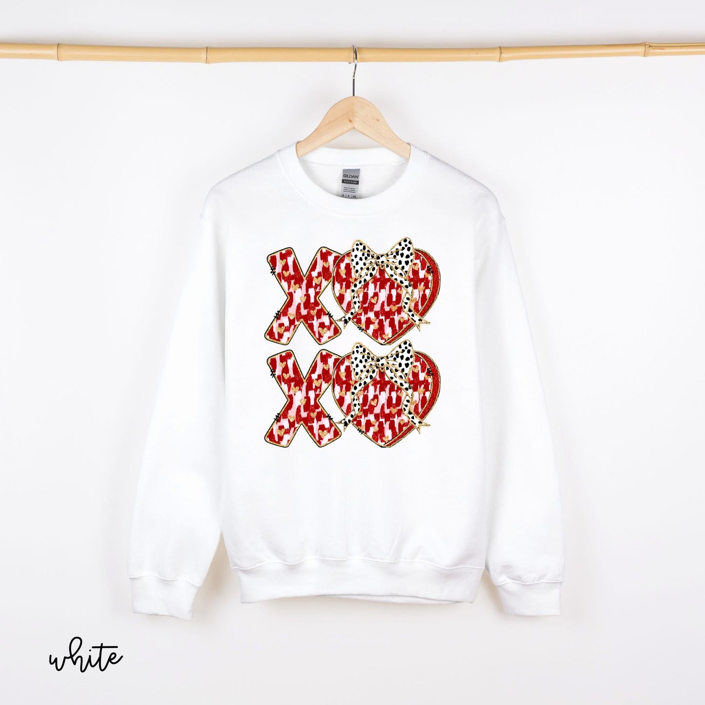 Brushstroke XOXO Heart DTF Transfer