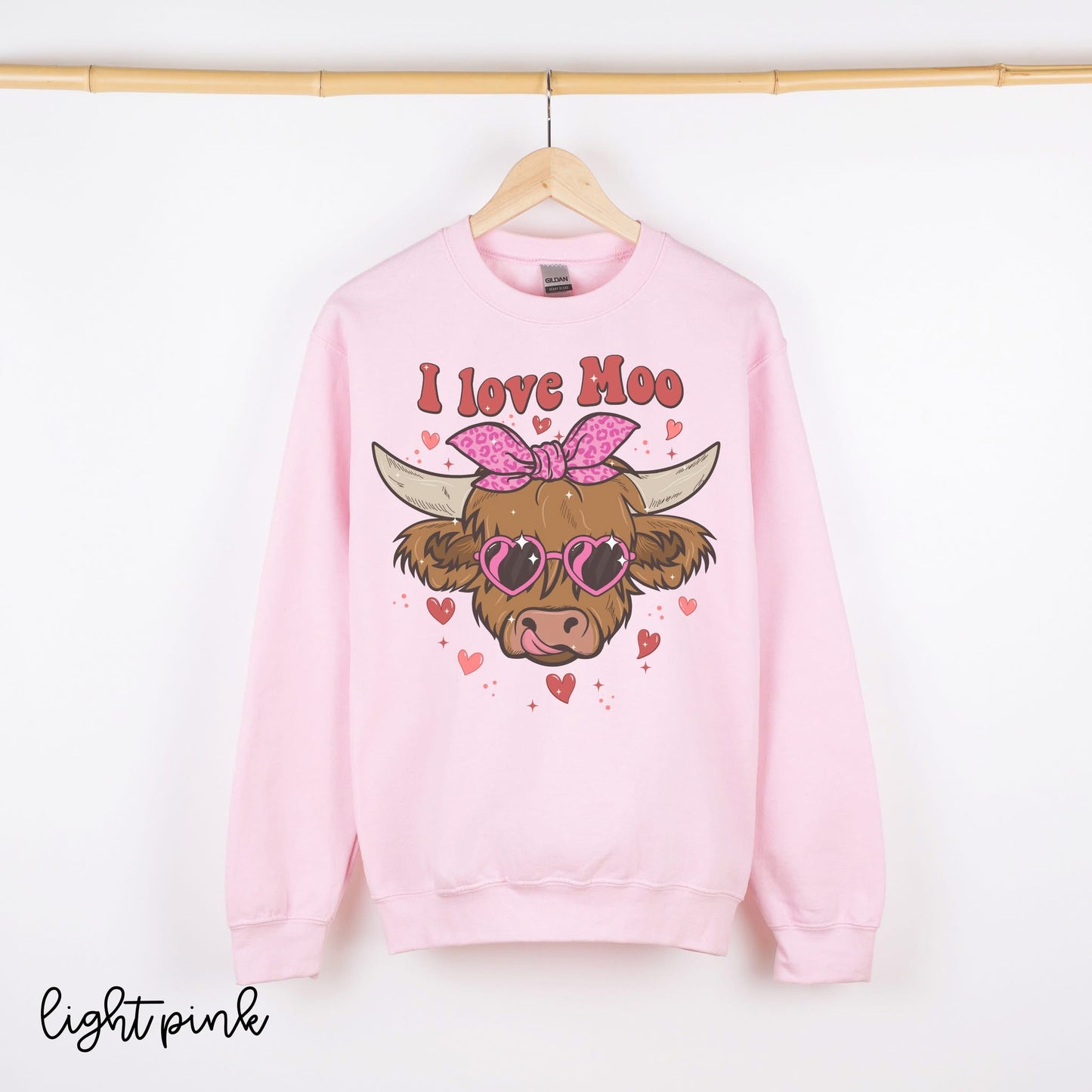 I Love Moo DTF Transfer