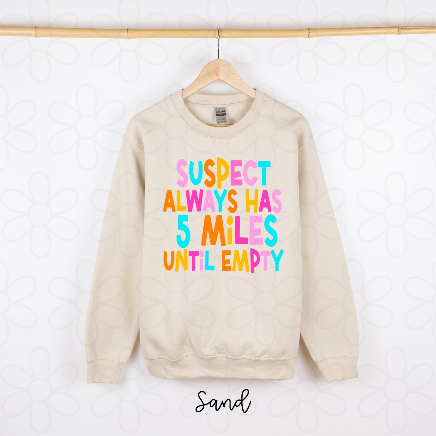 Suspect Always Has 5 Miles Until Empty DTF Transfer