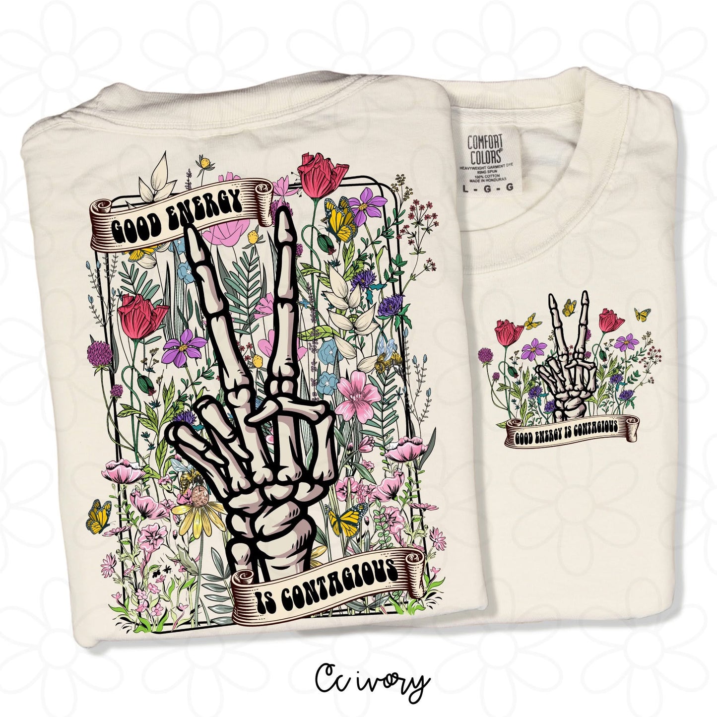 Good Energy Is Contagious DTF Transfer