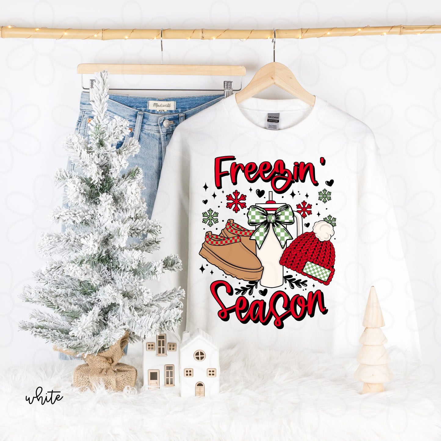 Red Freezin' Season DTF Transfer