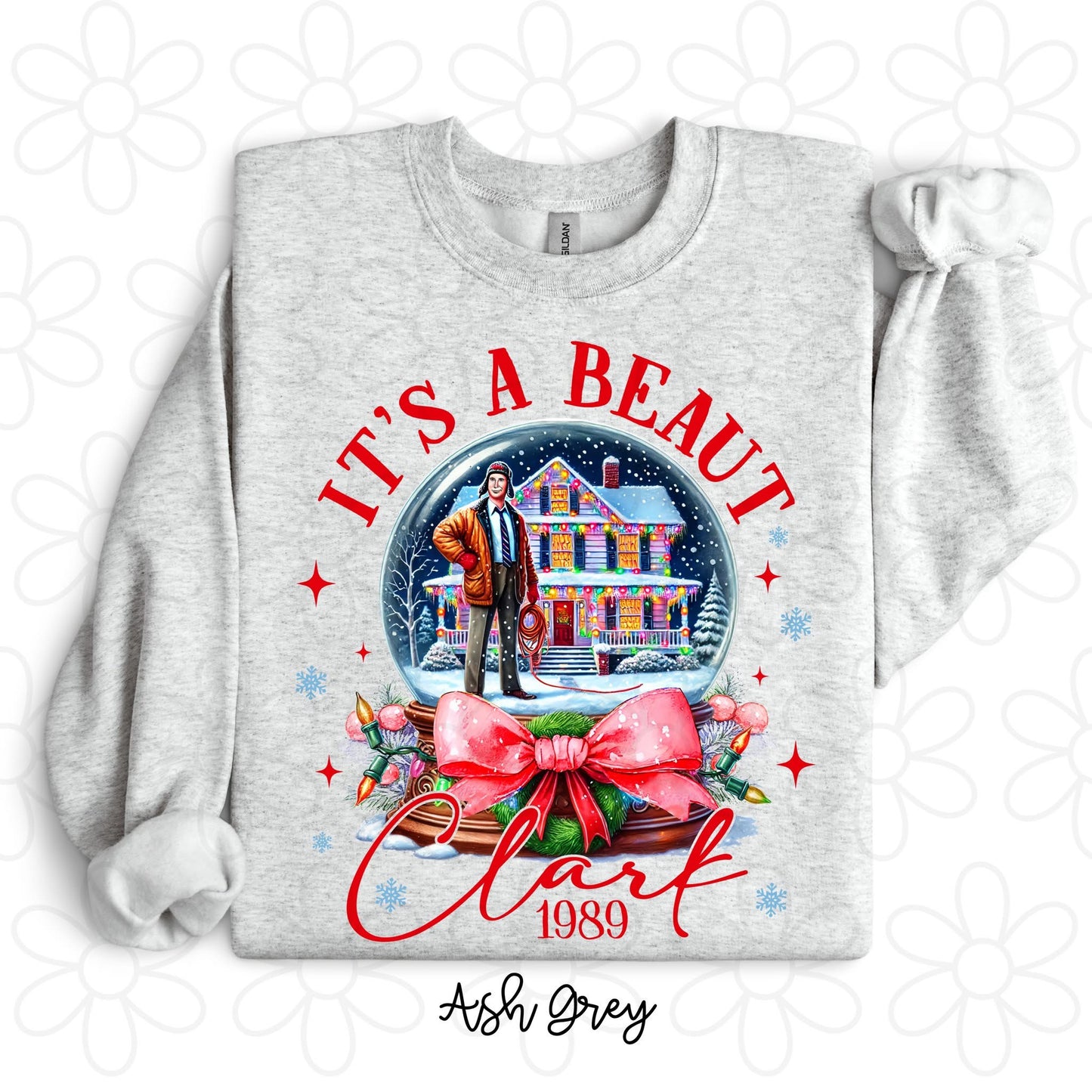 It's A Beaut Clark Snow Globe DTF Transfer