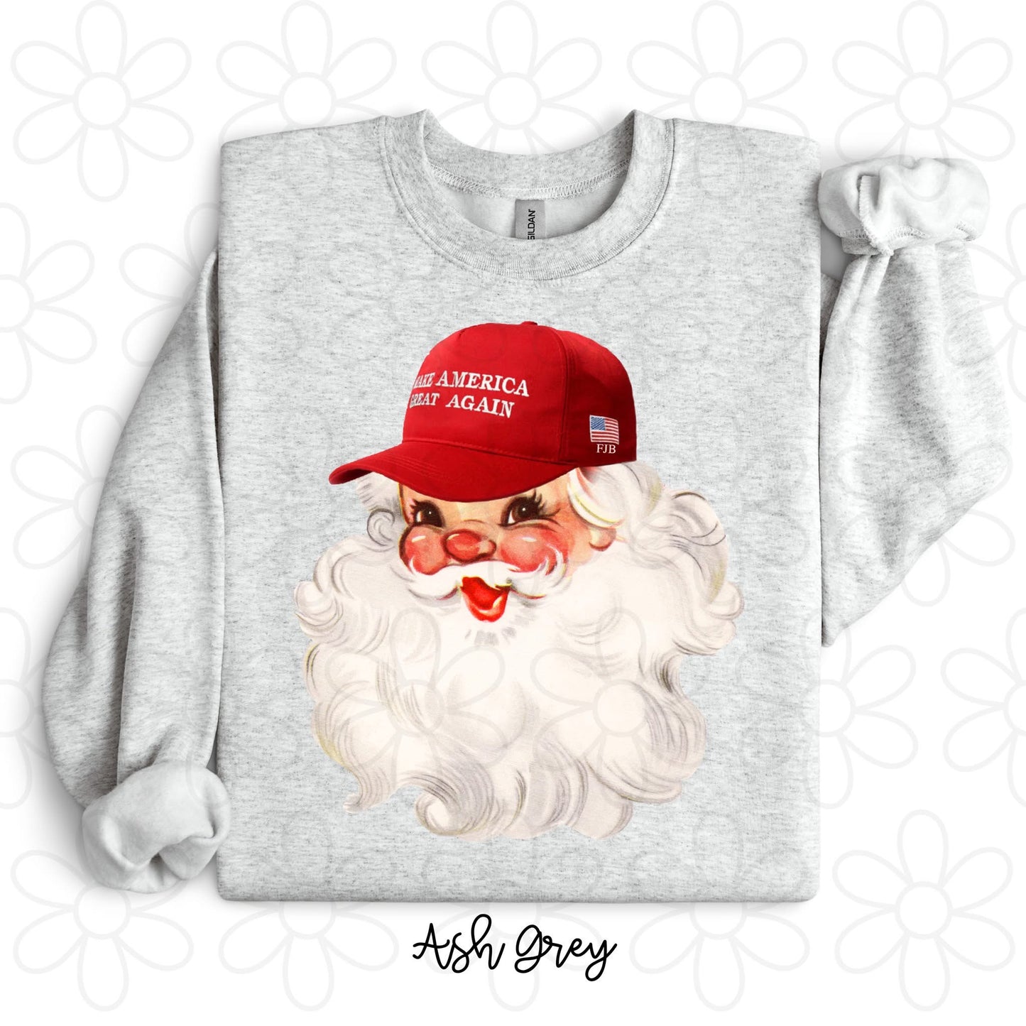 MAGA Hat Santa DTF Transfer