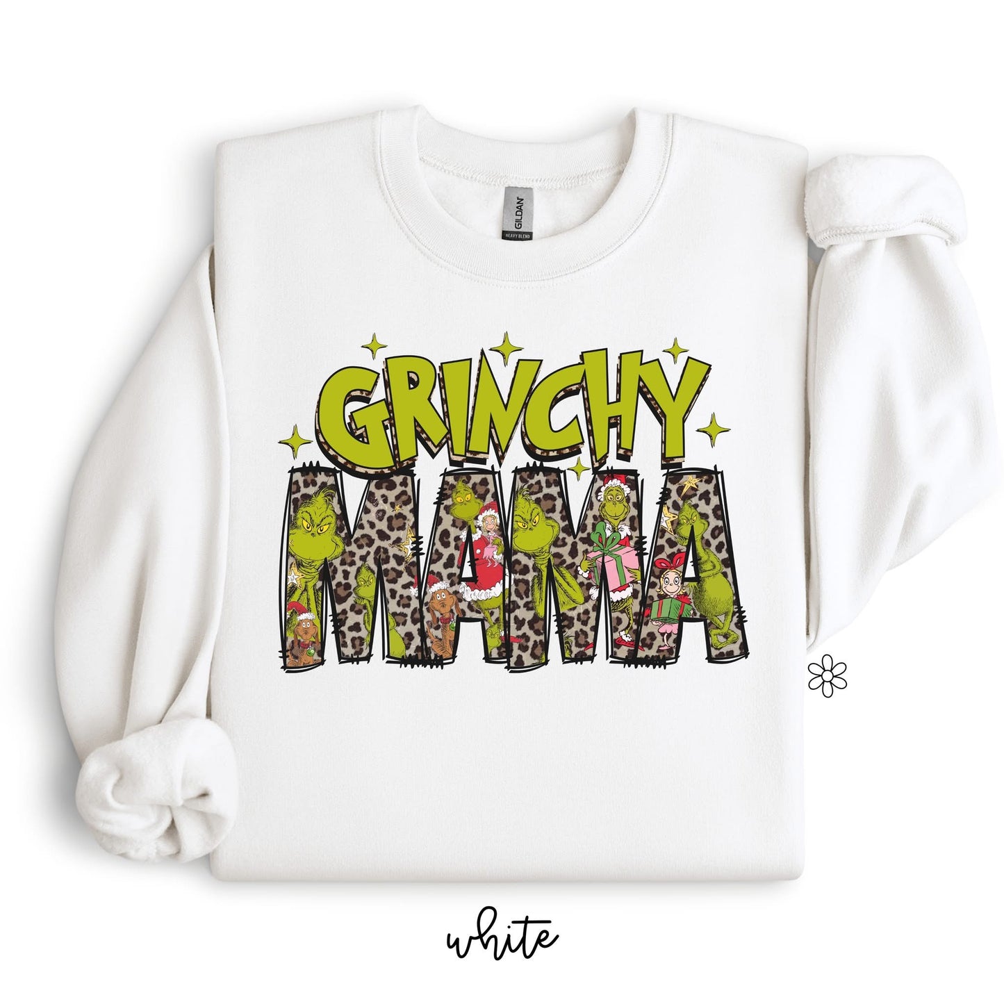 Grinchy Mama Leopard DTF Transfer