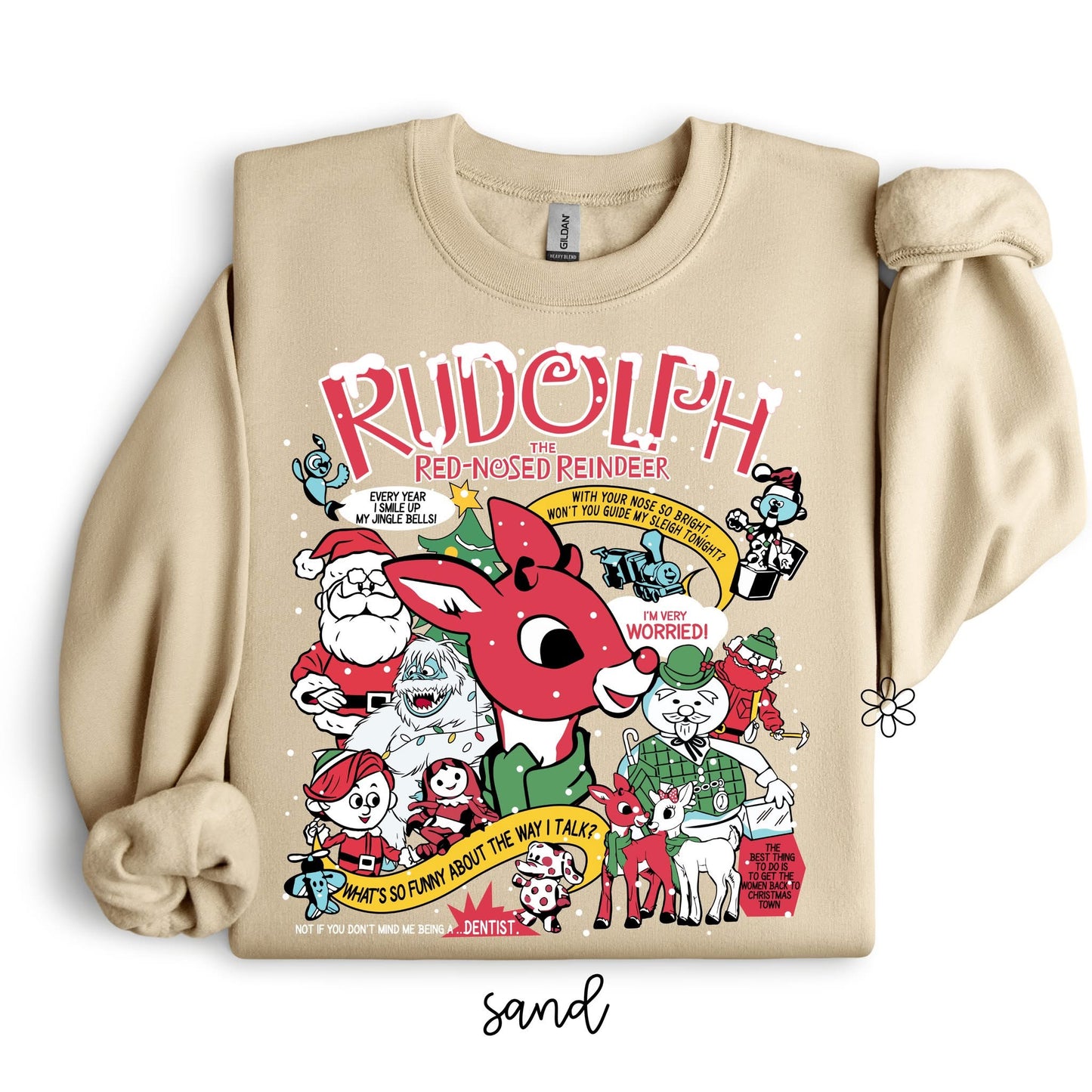 Vintage Rudolph DTF Transfer