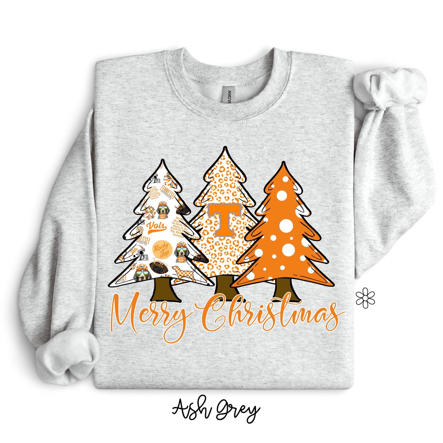 College & NFL Football Merry Christmas Trees (Multiple Options) DTF Transfer