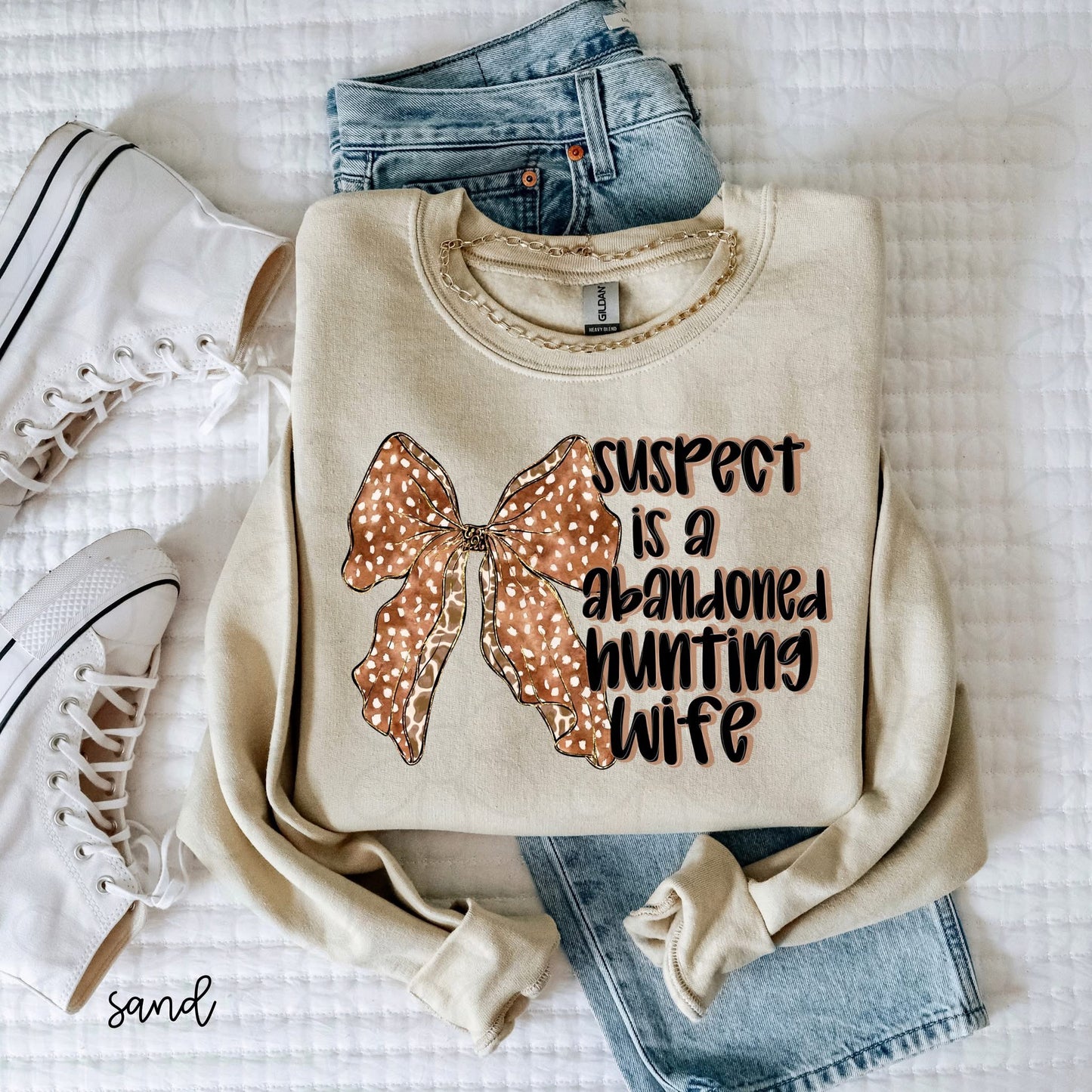 Abandoned Hunting Wife DTF Transfer