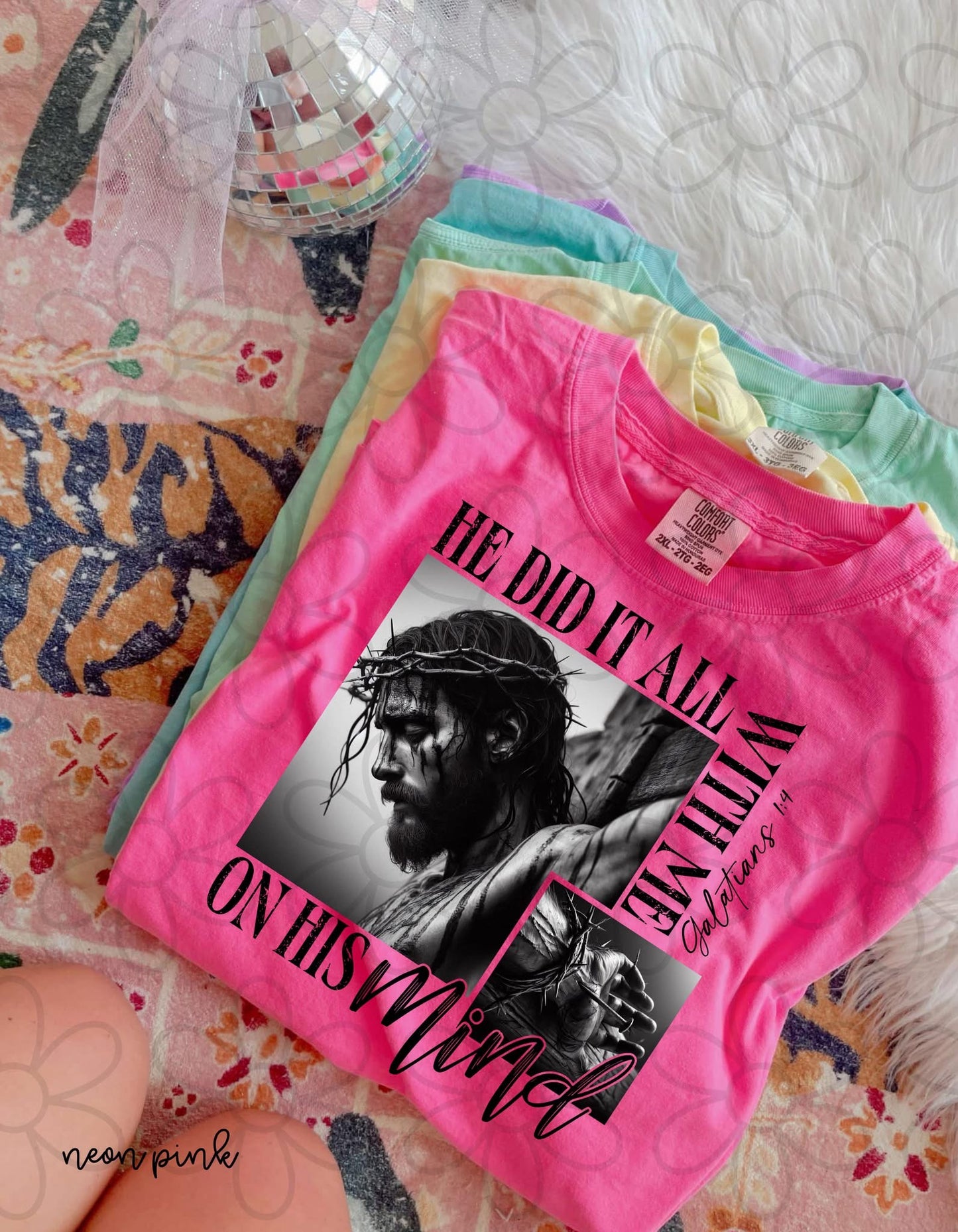 He Did It All With Me On His Mind DTF Transfer