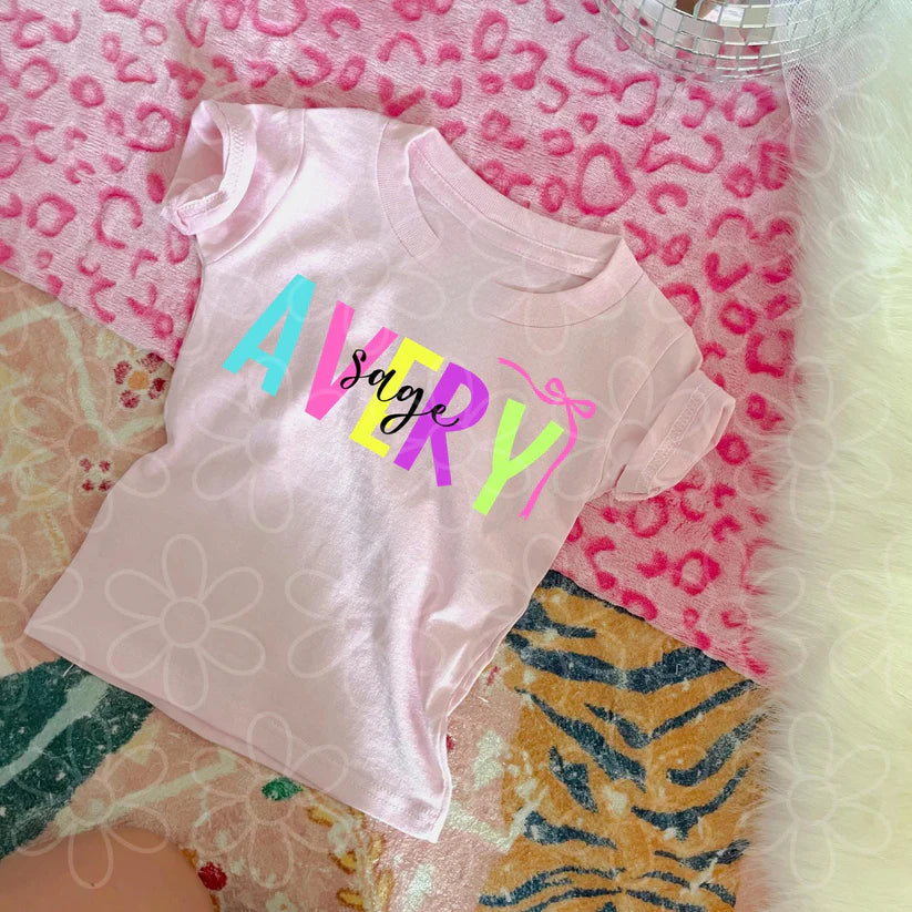 Custom Girls Name DTF Transfer