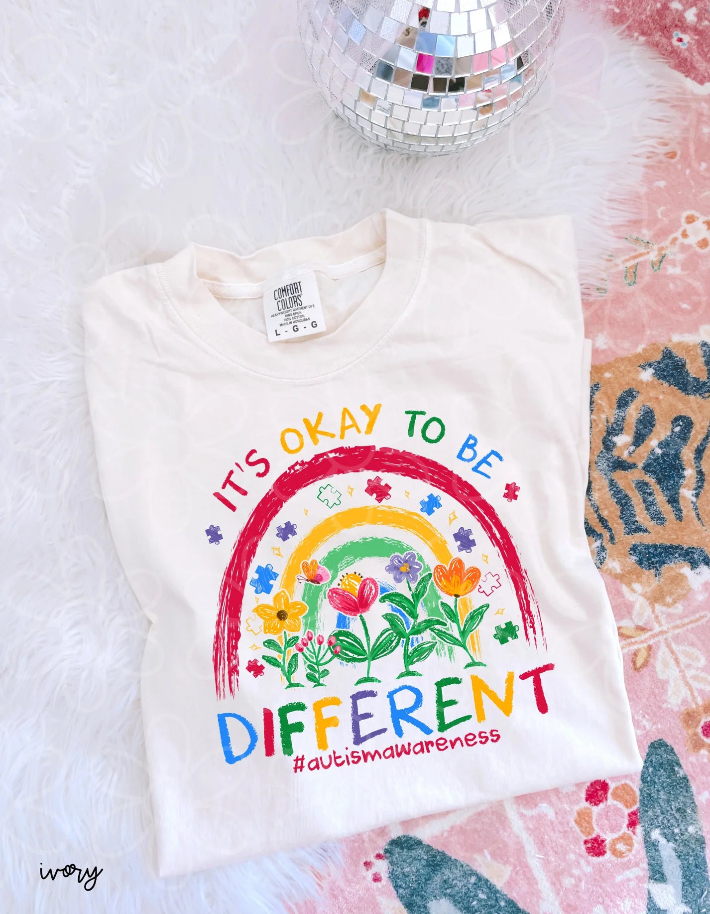 It's Okay To Be Different Autism Awareness DTF Transfer