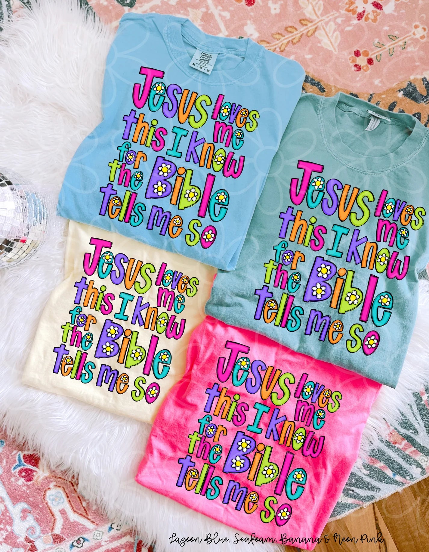 Jesus Loves Me This I Know DTF Transfer