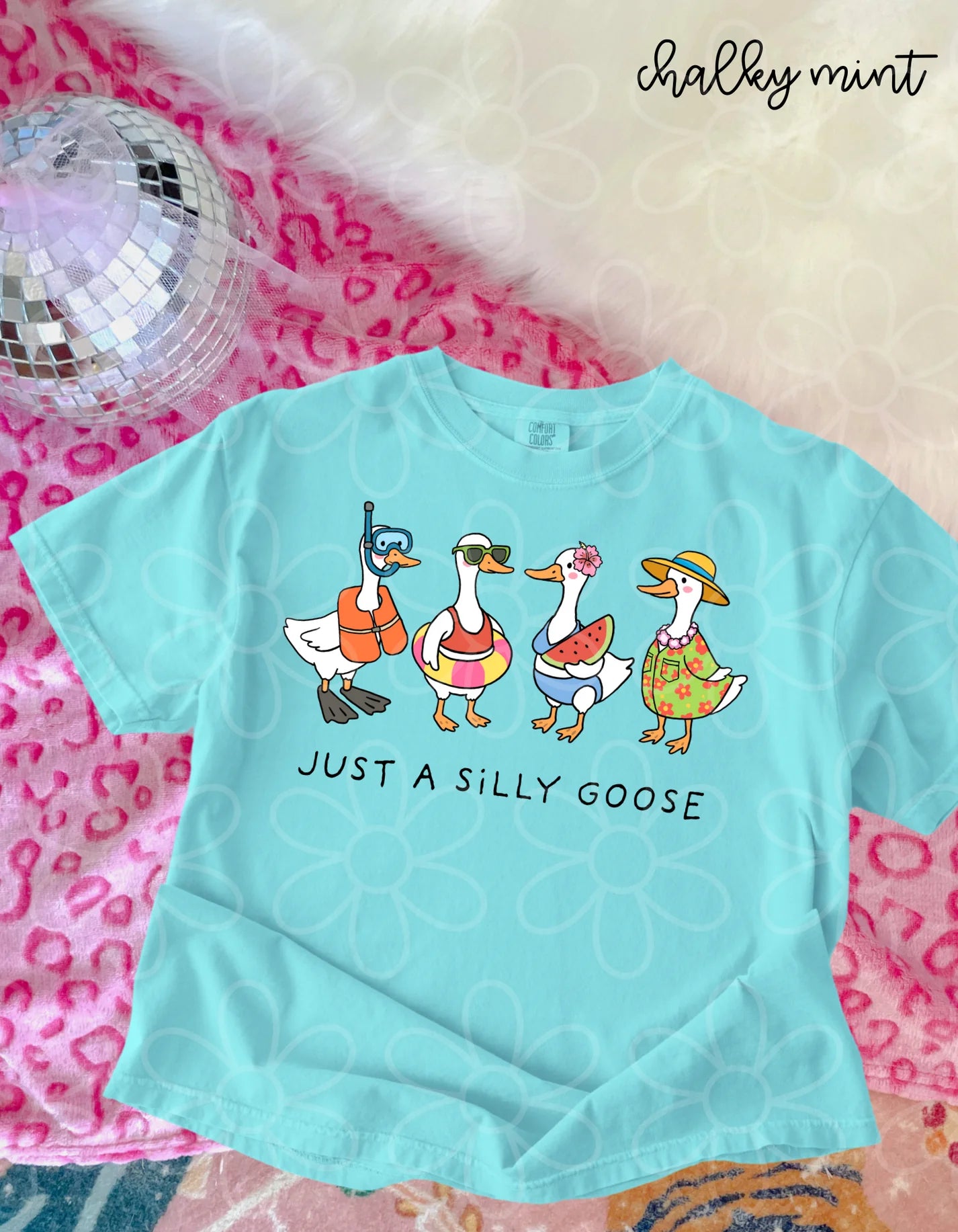 Just A Silly Goose Summer DTF Transfer