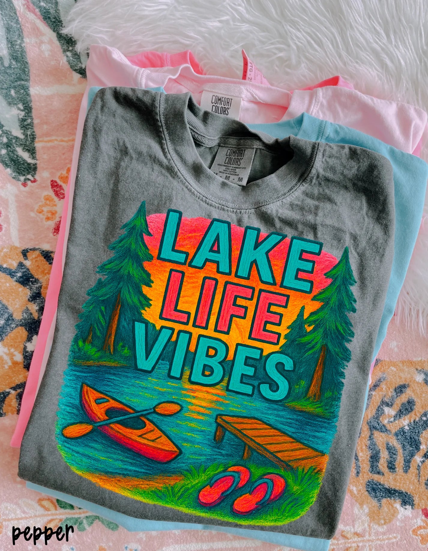 Lake Life Vibes DTF Transfer