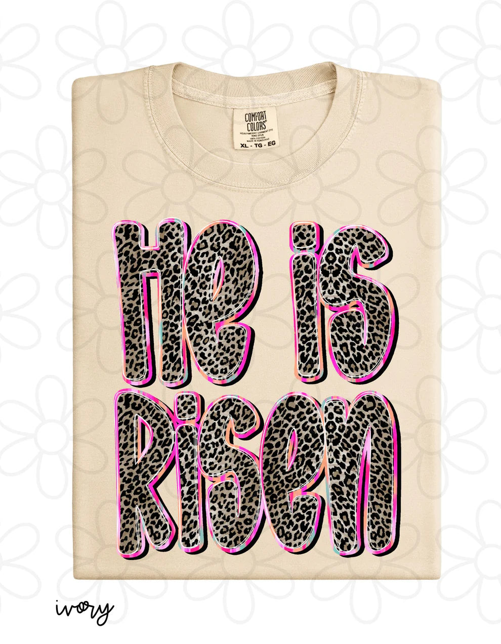 Leopard He Is Risen DTF Transfer