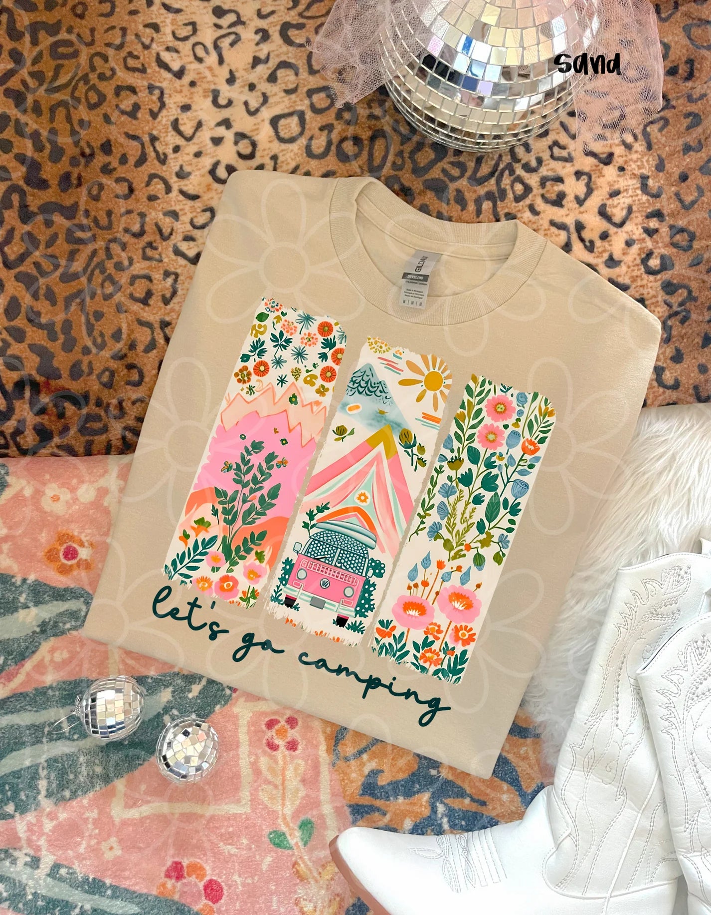 Let's Go Camping DTF Transfer