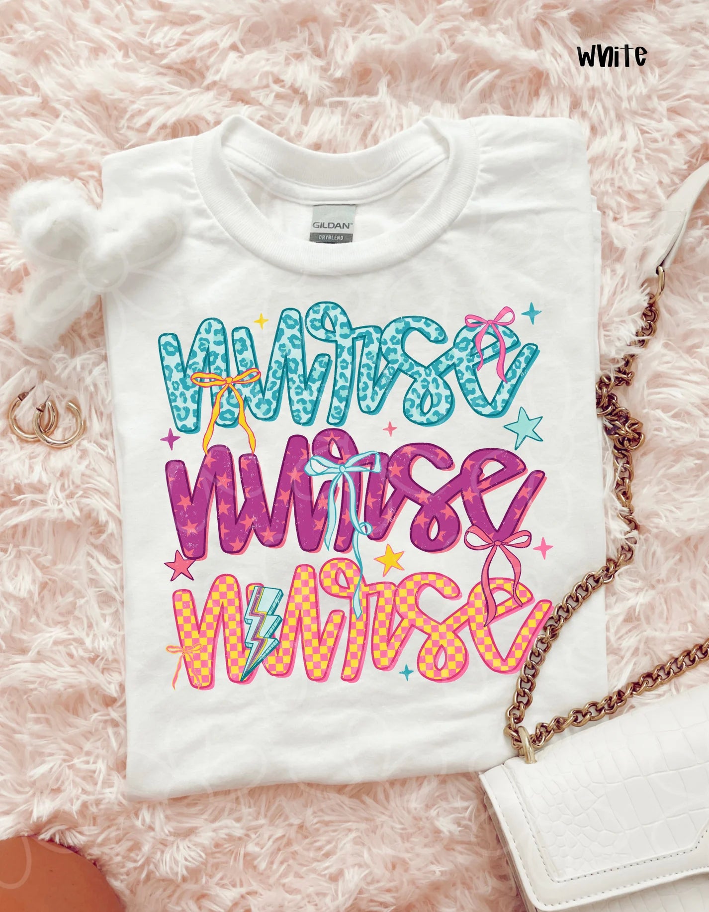 Nurse Bows And Stars DTF Transfer