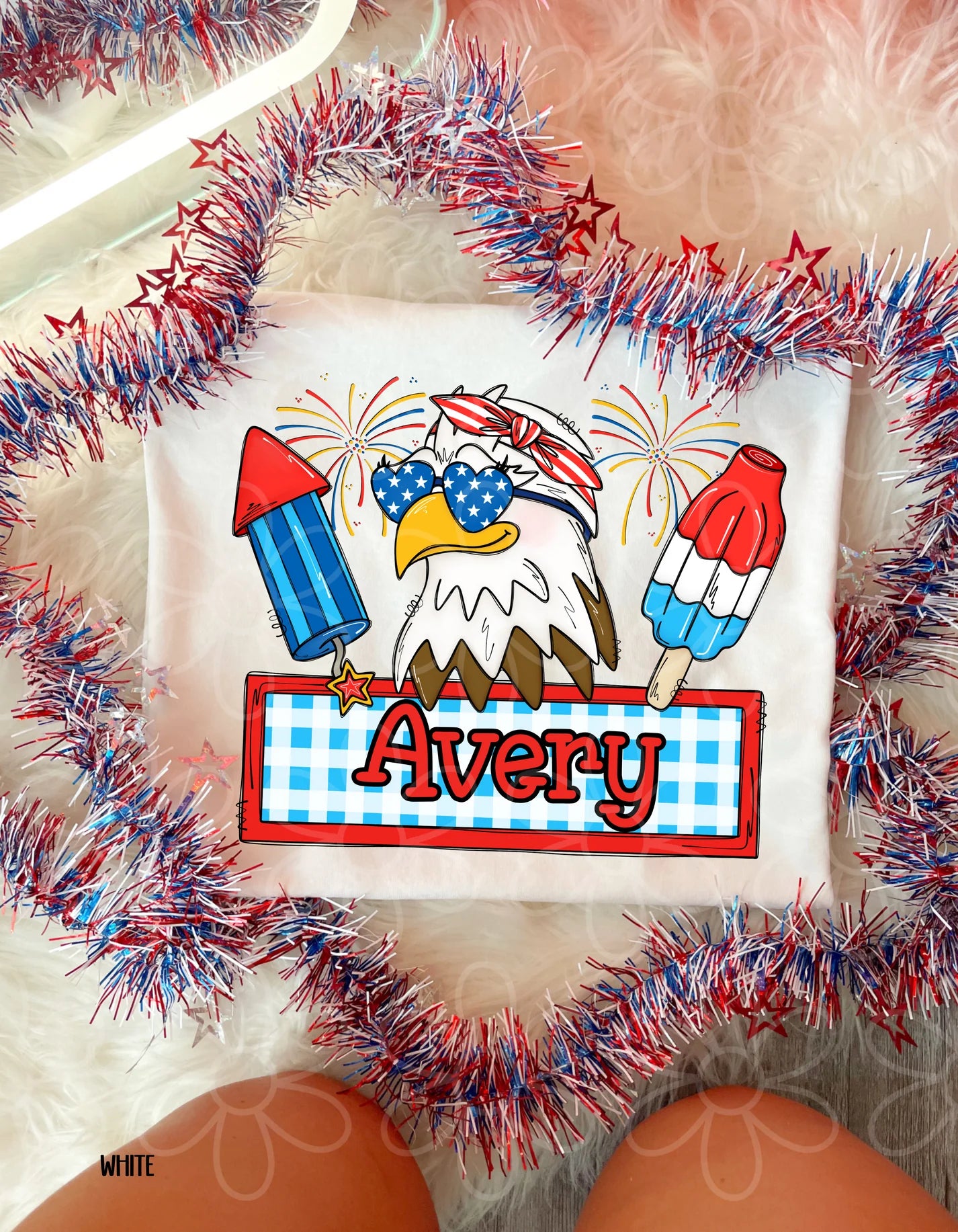 Youth Custom USA Eagle Tee