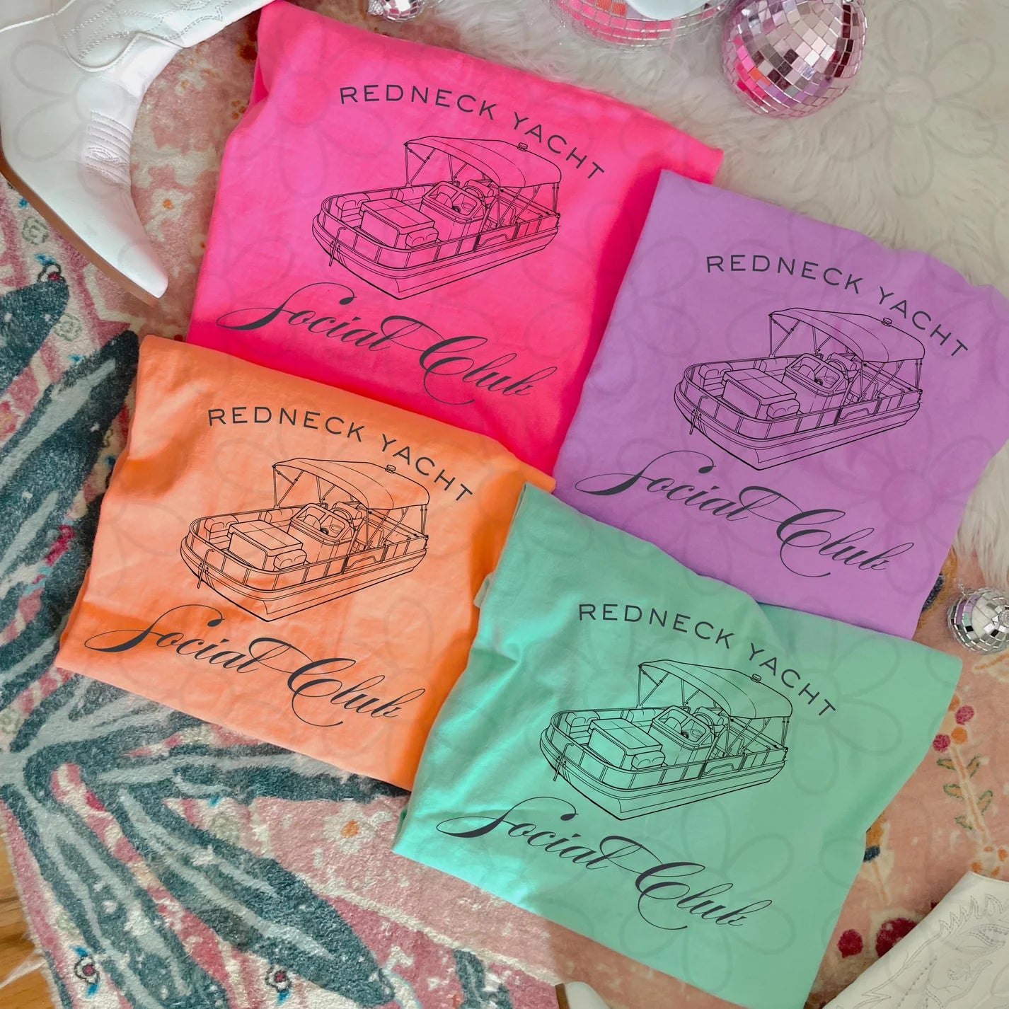 Redneck Yacht Social Club DTF Transfer