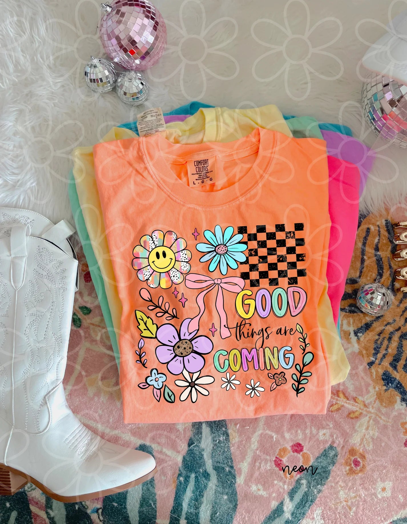 Retro Good Things Are Coming DTF Transfer