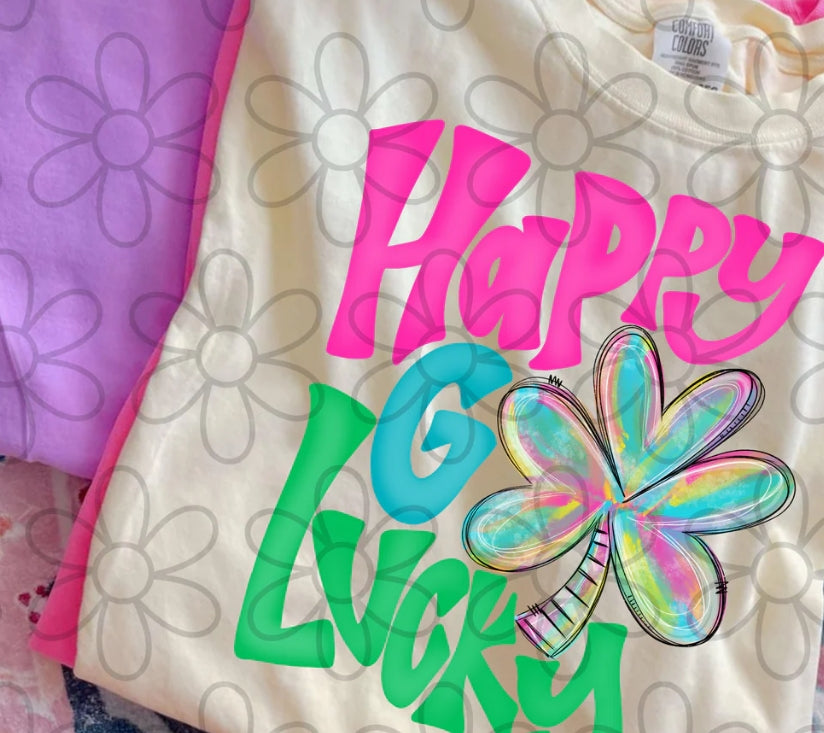 Happy G☘️ Lucky DTF Transfer