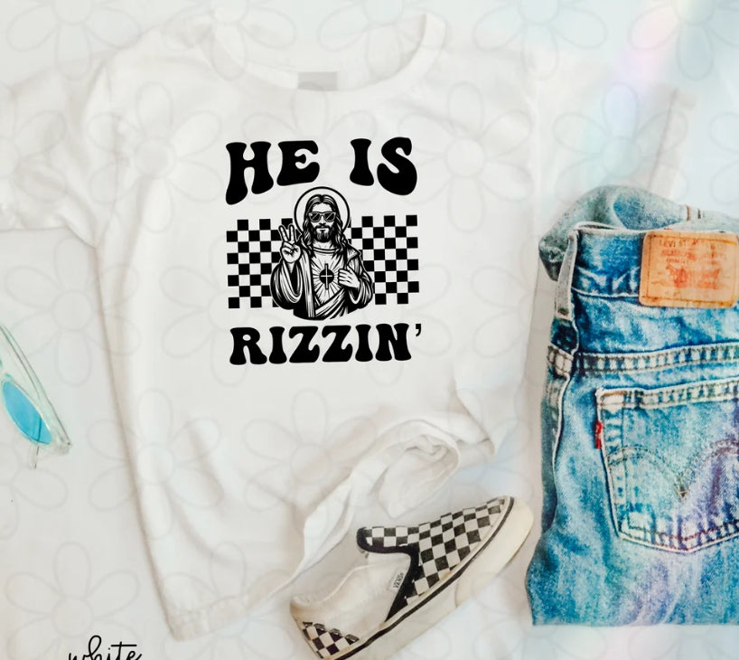 He Is Rizzin DTF Transfer