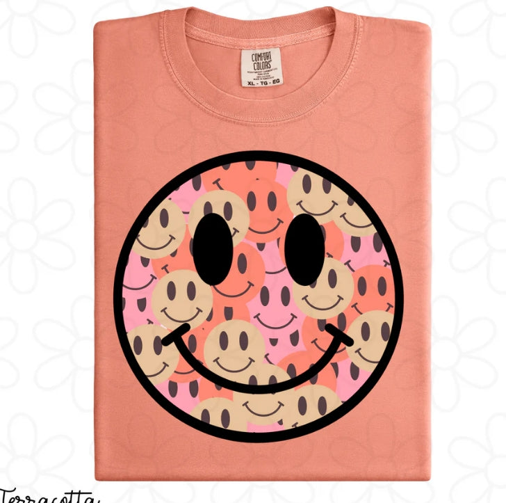 Smiley Smile Faces DTF Transfer