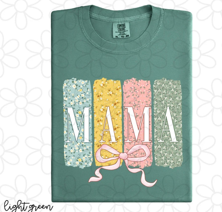 Floral Coquette Mama DTF Transfer