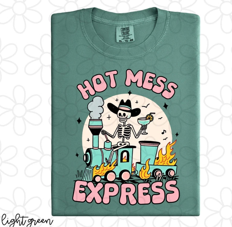 Hot Mess Express Train DTF Transfer