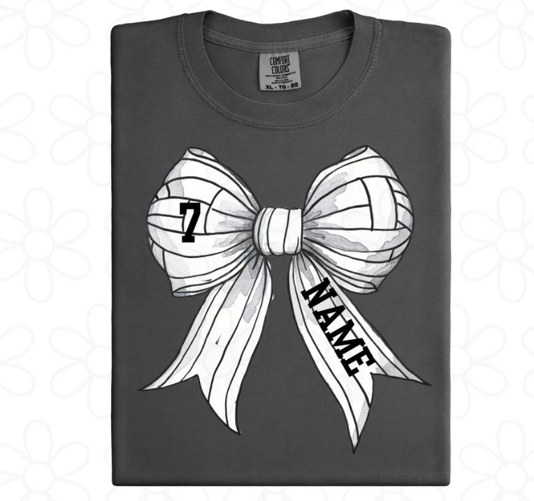 Custom Volleyball Coquette DTF Transfer