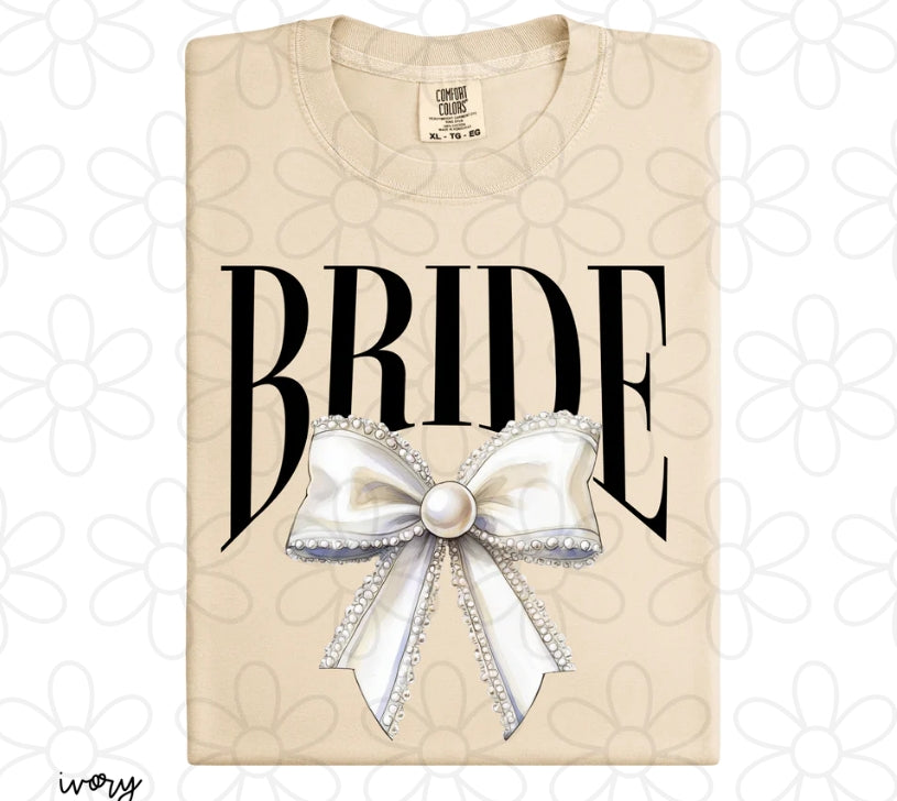 Bride Coquette Bow DTF Transfer