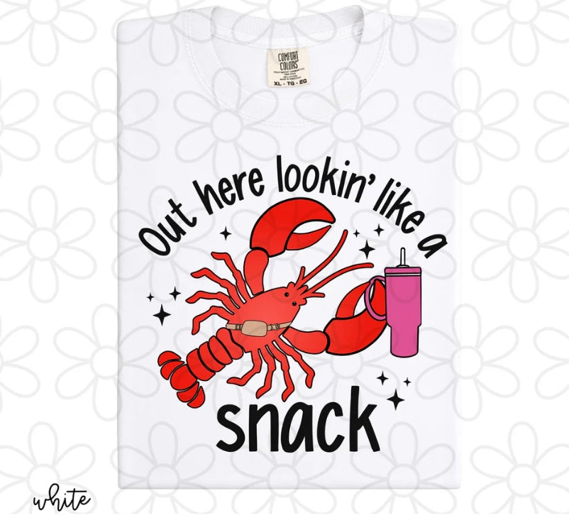 Lobster Out Here Lookin Like A Snack DTF Transfer