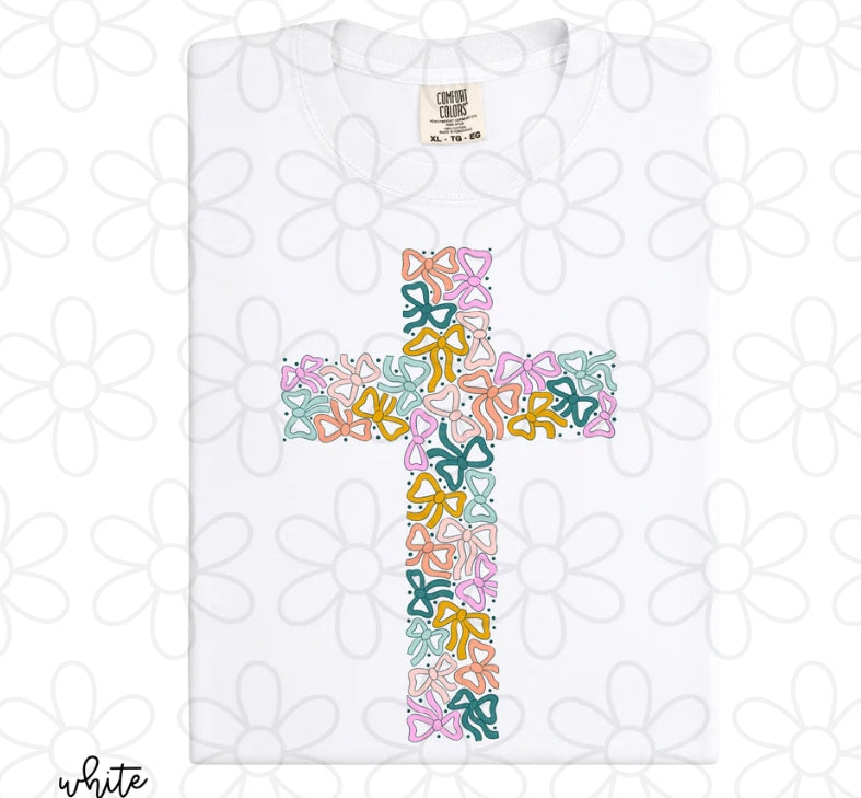 Coquette Bow Cross DTF Transfer